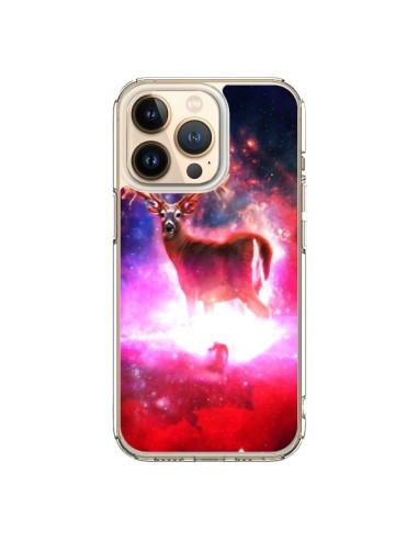 Coque iPhone 13 Pro Cosmic Deer Cerf Galaxy - Maximilian San