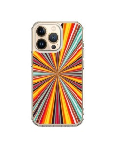 Coque iPhone 13 Pro Horizon Bandes Multicolores -...