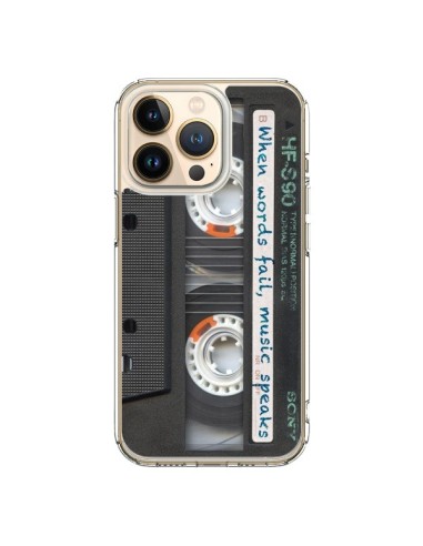 Coque iPhone 13 Pro Cassette Words K7 - Maximilian San