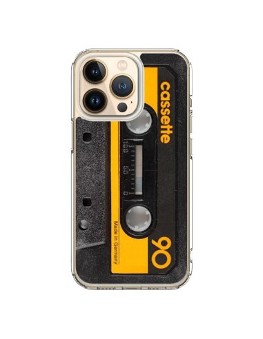 Coque iPhone 13 Pro Yellow Cassette K7 - Maximilian San