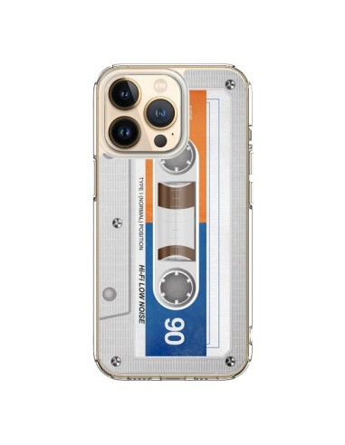 Cover iPhone 13 Pro Bianco Cassette K7 - Maximilian San