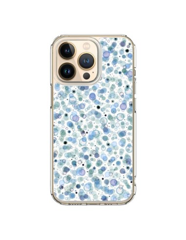Coque iPhone 13 Pro Cosmic Bubbles Blue - Ninola Design