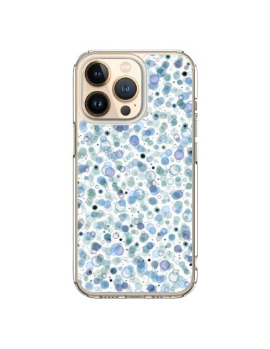 Cover iPhone 13 Pro Cosmic Bolle Blu - Ninola Design