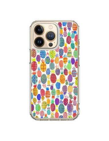 Coque iPhone 13 Pro Cute Pineapples - Ninola Design