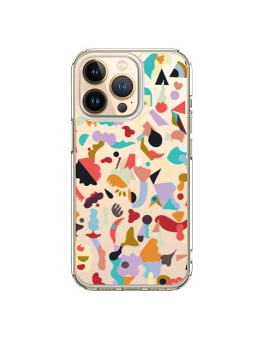 Coque iPhone 13 Pro Dreamy Animal Shapes White - Ninola Design
