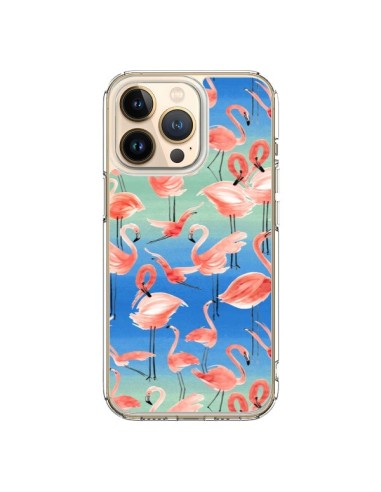 Coque iPhone 13 Pro Flamingo Pink - Ninola Design