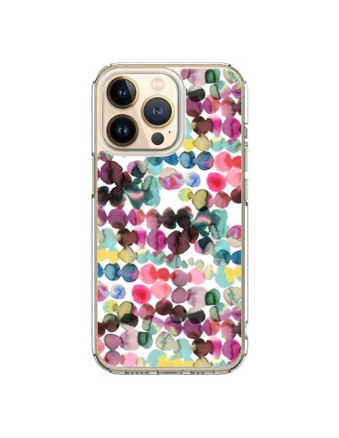 Coque iPhone 13 Pro Gradient Tropical Color Lines - Ninola Design