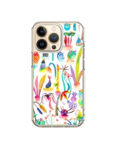 Coque iPhone 13 Pro Little Textured Dots White - Ninola...