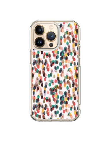 iPhone 13 Pro Case Rainbow Lace Neon Multicolor - Ninola Design
