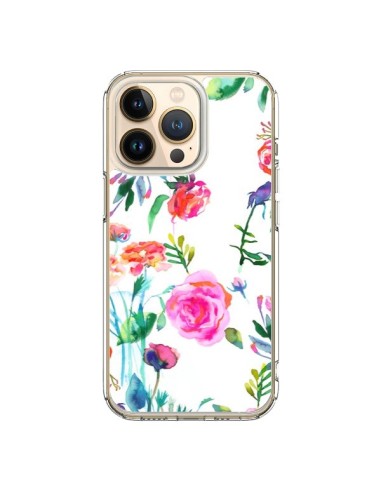 Cover iPhone 13 Pro Pioggia Nuvole Blu - Ninola Design