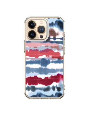 iPhone 13 Pro Case Smoky Marble WaterColor Scuro - Ninola Design