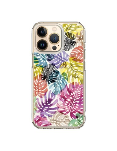 Coque iPhone 13 Pro Tigers and Leopards Yellow - Ninola Design