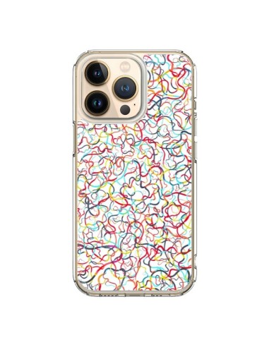 Cover iPhone 13 Pro Water Drawings Bianco - Ninola Design