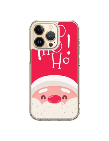 Cover iPhone 13 Pro Babbo Natale Oh Oh Oh Rosso - Nico
