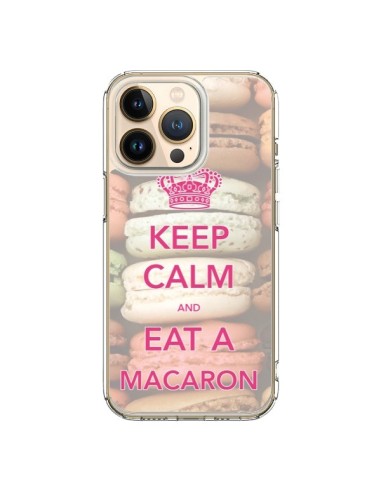 Coque iPhone 13 Pro Keep Calm and Eat A Macaron - Nico
