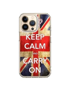 Coque iPhone 13 Pro Keep Calm and Carry On - Nico