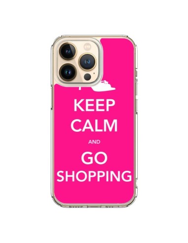 Coque iPhone 13 Pro Keep Calm and Go Shopping - Nico
