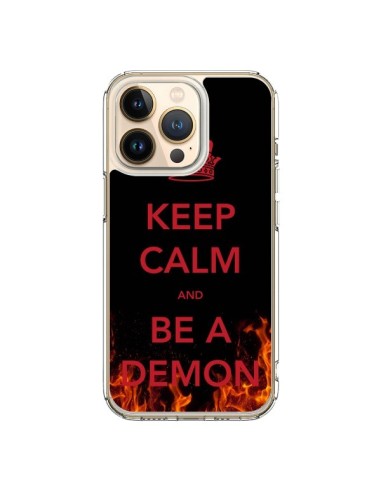 Coque iPhone 13 Pro Keep Calm and Be A Demon - Nico