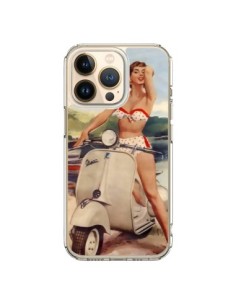 Coque iPhone 13 Pro Pin Up With Love From the Riviera...