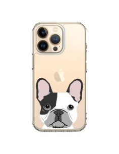 Cover iPhone 13 Pro Bulldog Francese Cane Trasparente -...