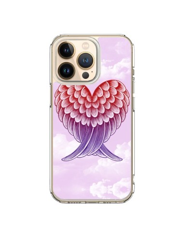 Coque iPhone 13 Pro Ailes d'ange Amour - Rachel Caldwell