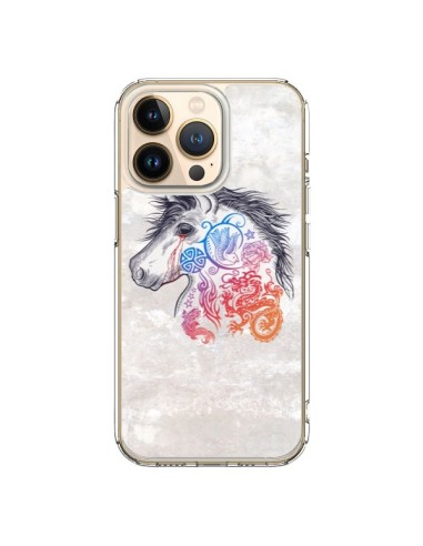 Coque iPhone 13 Pro Licorne Muticolore - Rachel Caldwell