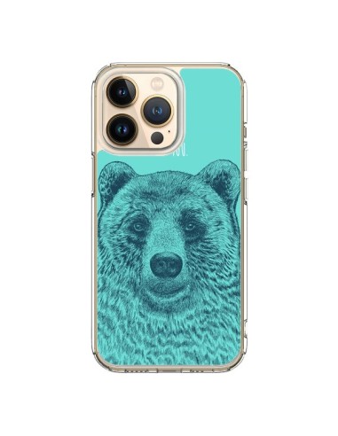 Coque iPhone 13 Pro Bear Ours I like You - Rachel Caldwell