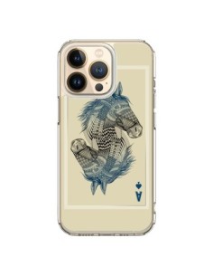 Coque iPhone 13 Pro Cheval Carte Jeu Horse As - Rachel...