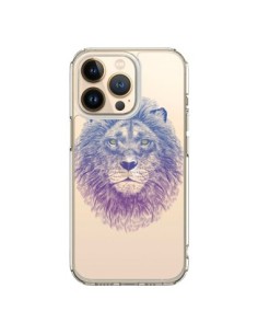 Coque iPhone 13 Pro Lion Animal Transparente - Rachel...