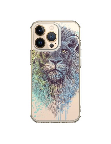 Coque iPhone 13 Pro Roi Lion King Transparente - Rachel Caldwell