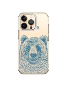 Cover iPhone 13 Pro I Love You Orso Trasparente - Rachel...