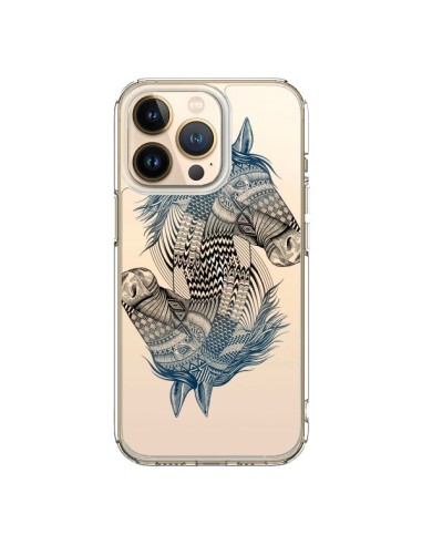 Coque iPhone 13 Pro Cheval Horse Double Transparente - Rachel Caldwell