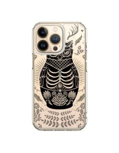Coque iPhone 13 Pro Owl Chouette Hibou Squelette...