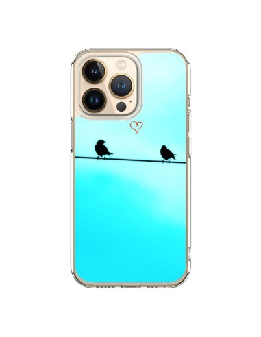 Coque iPhone 13 Pro Oiseaux Birds Amour Love - R Delean