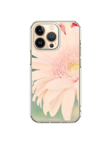 Coque iPhone 13 Pro Fleurs Roses magnifique - R Delean