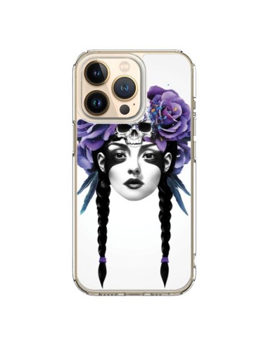 Coque iPhone 13 Pro Fille Fleurs Warrior - Ruben Ireland