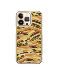 Cover iPhone 13 Pro Burger Hamburger Cheeseburger - Rex...