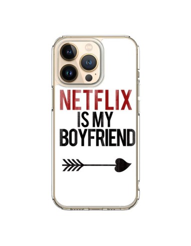 Coque iPhone 13 Pro Netflix is my Boyfriend - Rex Lambo