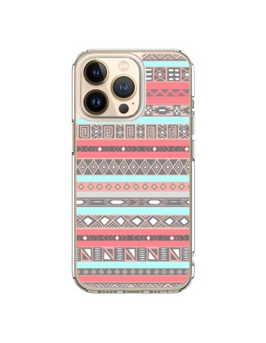 Coque iPhone 13 Pro Azteque Aztec Rose Pastel - Rex Lambo