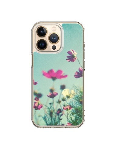 Coque iPhone 13 Pro Fleurs Reach for the Sky - Sylvia Cook