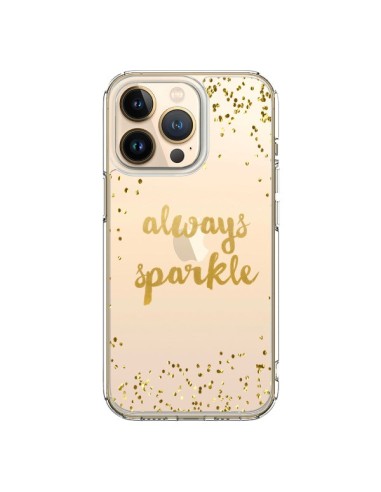 Coque iPhone 13 Pro Always Sparkle, Brille Toujours Transparente - Sylvia Cook