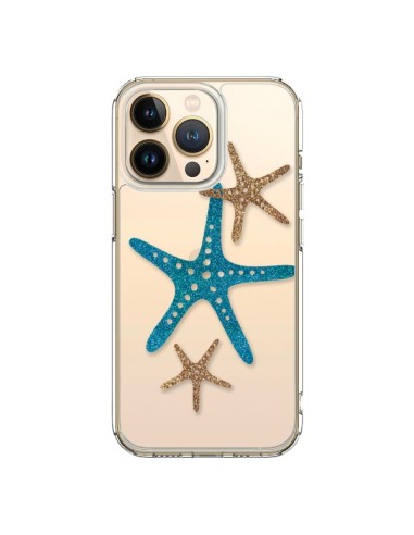 Coque iPhone 13 Pro Etoile de Mer Starfish Transparente - Sylvia Cook