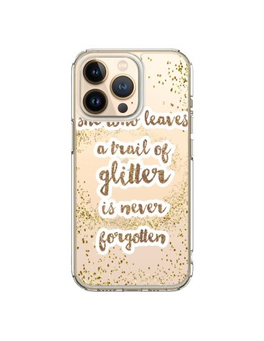 Coque iPhone 13 Pro Style Pailleté Transparente - Sylvia Cook