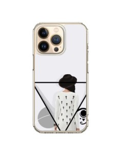 Coque iPhone 13 Pro Confusion Femme Oeil Triangle - Sara...