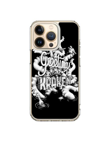 Coque iPhone 13 Pro Greetings from the kraken Tentacules Poulpe - Senor Octopus