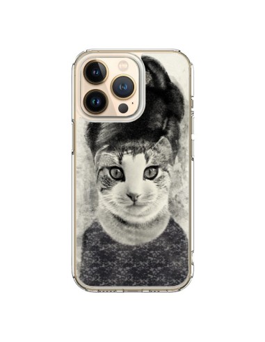 Coque iPhone 13 Pro Audrey Cat Chat - Tipsy Eyes