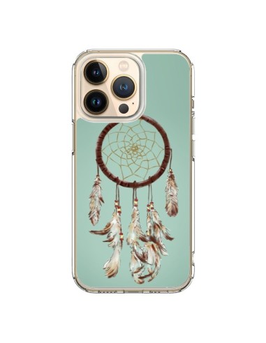 Coque iPhone 13 Pro Attrape-rêves vert - Tipsy Eyes