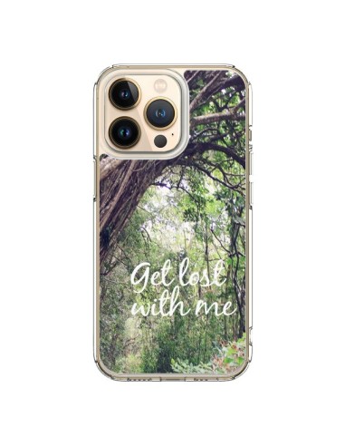 Coque iPhone 13 Pro Get lost with him Paysage Foret Palmiers - Tara Yarte