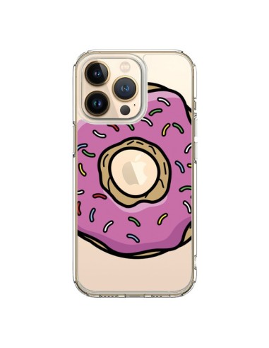 Coque iPhone 13 Pro Donuts Rose Transparente - Yohan B.
