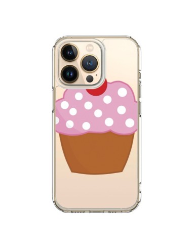 Coque iPhone 13 Pro Cupcake Cerise Transparente - Yohan B.